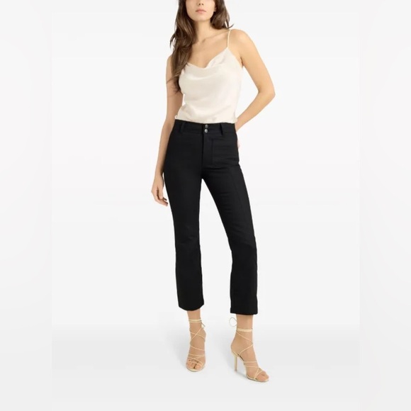 NWOT Cinq à Sept Dorothea Crop Ankle Straight Leg Jeans - Size 6 - Picture 1 of 14
